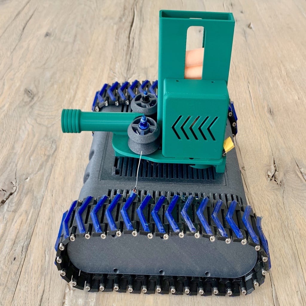 Nerf Dart Launcher for the FPV-Rover 3d model