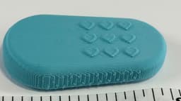 The R7 Heart Worry Stone | Ergonomic "Edge-Print" Edition | R7Makers 3d model