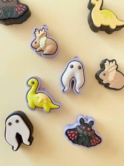 Cryptid Clicker Keychain Fidget Toy Bundle 3d model