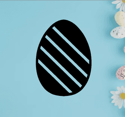 EASTER EGG ORNAMENT 3d model
