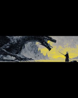 High Fantasy depictions of the great and all powerful dragon - Set of bookmarks 3d model