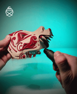 Geisha Mask 3d model