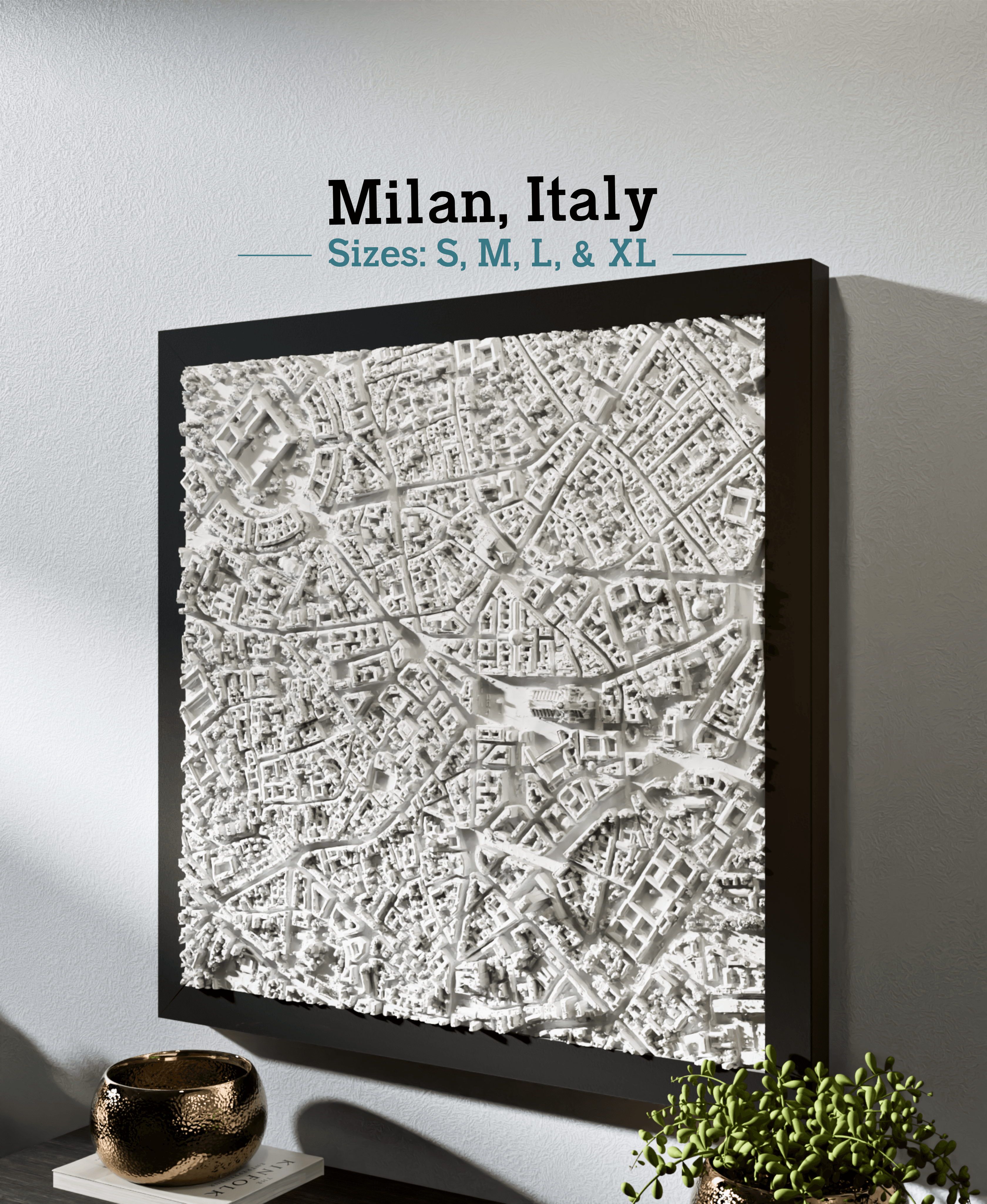 Milan, Italy - S, M, L & XL 3d model