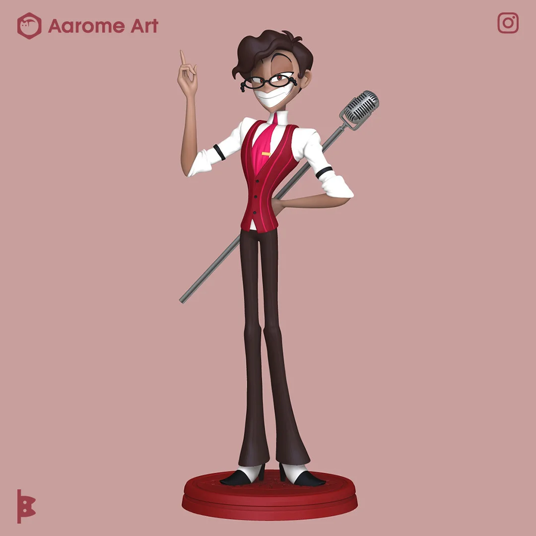 Alastor Human Hazbin Hotel 3d model