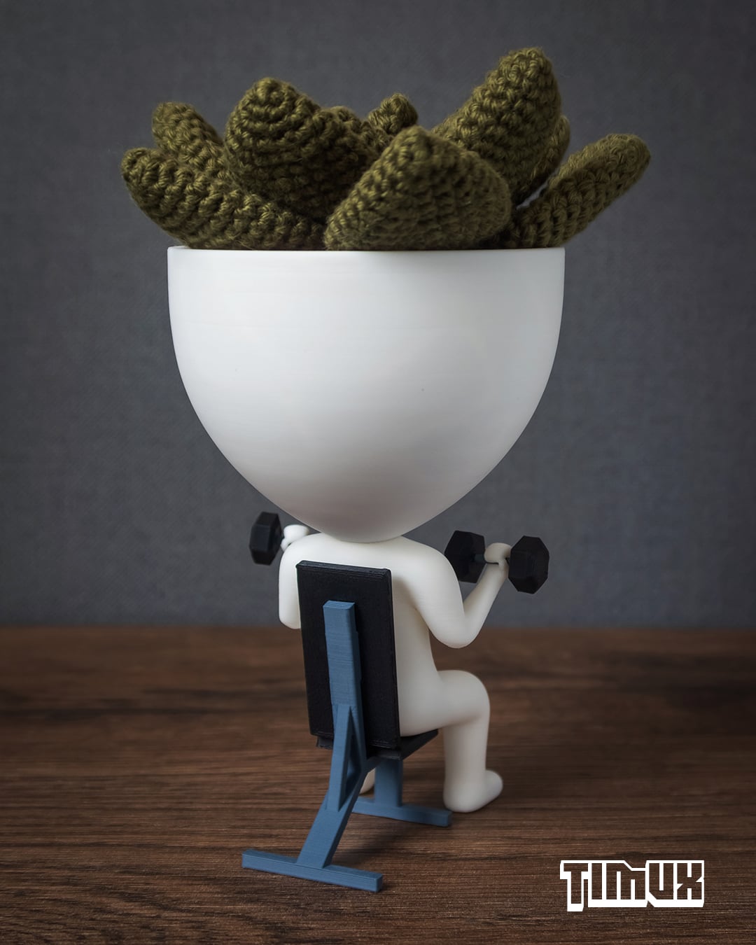 ROBERT PLANT DOING SEATED DUMBBELL CURLS 3d model