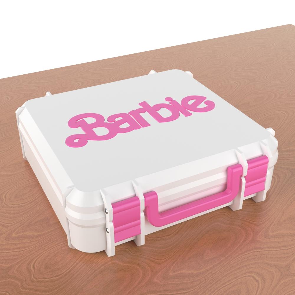  Barbie Box 3d model