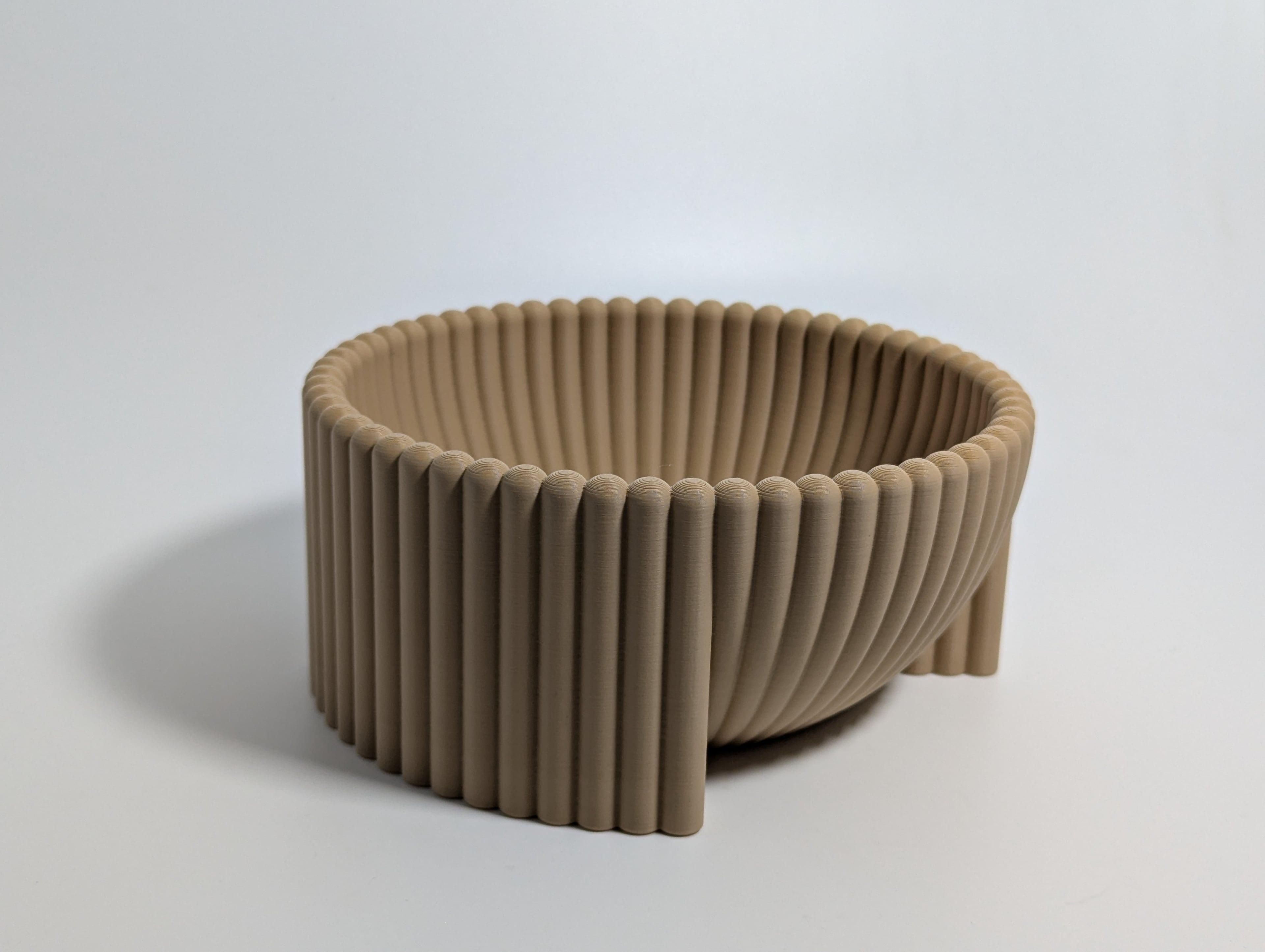 Round Fluted Decorative Bowl.3mf 3d model