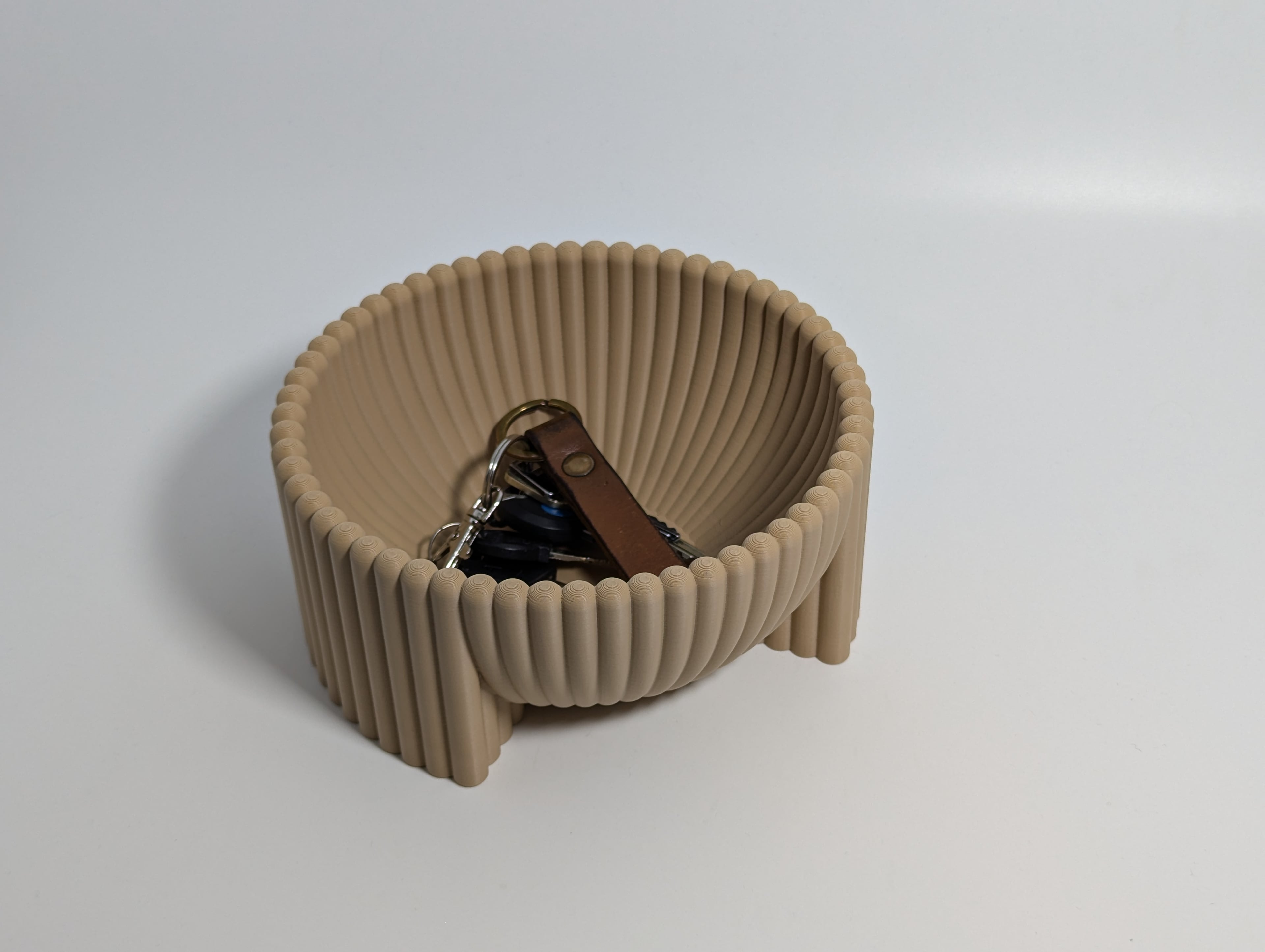 Round Fluted Decorative Bowl.3mf 3d model