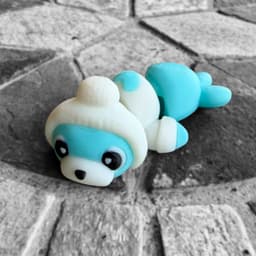 Kawaii Winter Seal 3d model