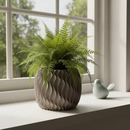Planter with dripping tray 3d model