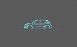 Audi - A1 Wall Art 3d model