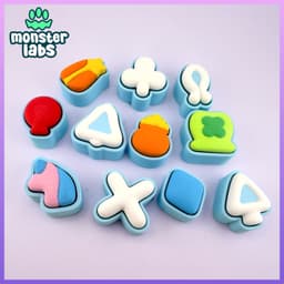 EXCLUSIVE: Lucky Charms Fidget Clicker Keychain Bundle #2 3d model