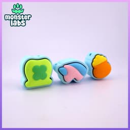 EXCLUSIVE: Lucky Charms Fidget Clicker Keychain Bundle #2 3d model