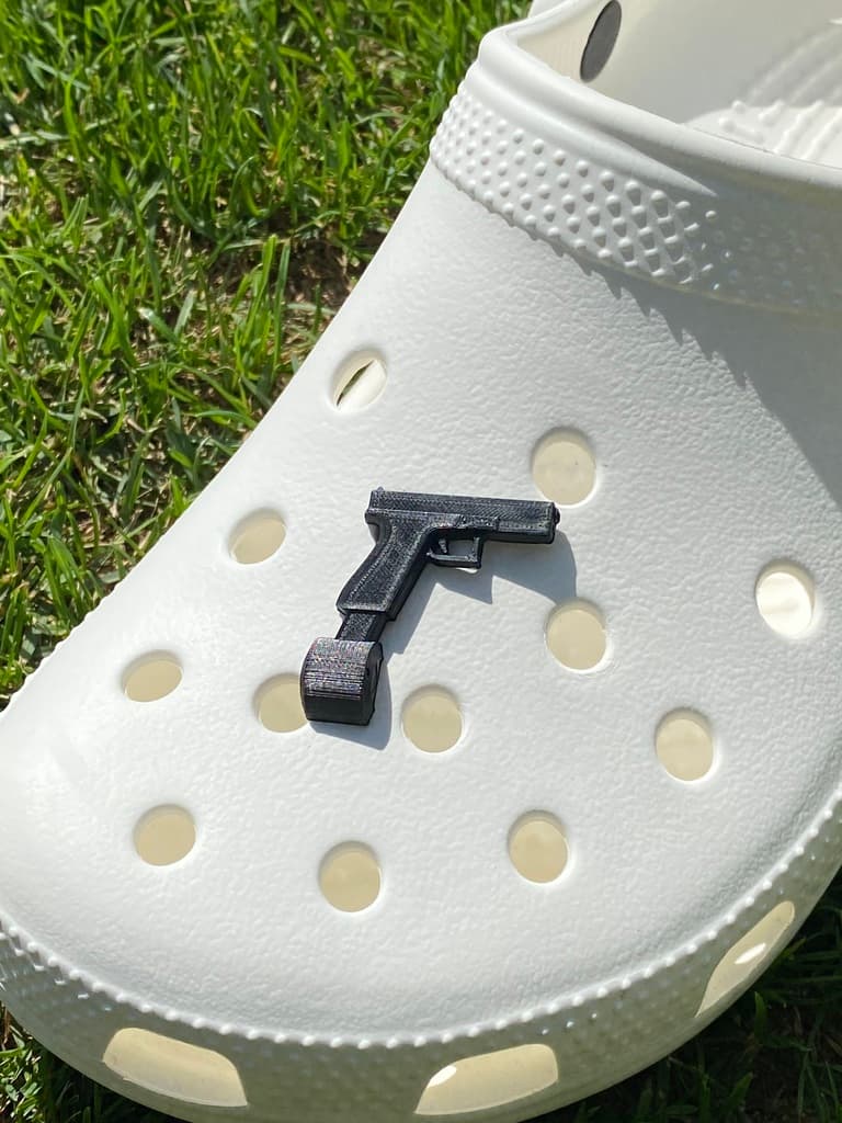 Mag drum charm for crocs 3d model