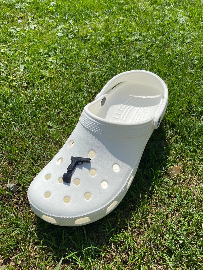 Mag drum charm for crocs 3d model