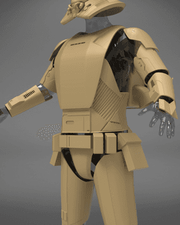 First Order Jet Trooper's Armor - Star Wars 3d model