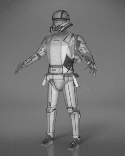 First Order Jet Trooper's Armor - Star Wars 3d model