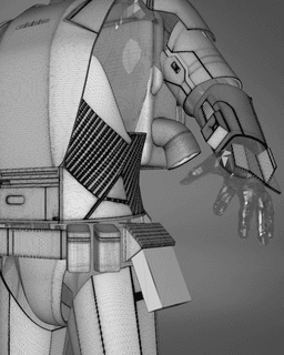 First Order Jet Trooper's Armor - Star Wars 3d model