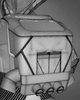 First Order Jet Trooper's Armor - Star Wars 3d model