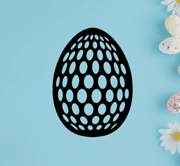 EASTER EGG ORNAMENT 3d model
