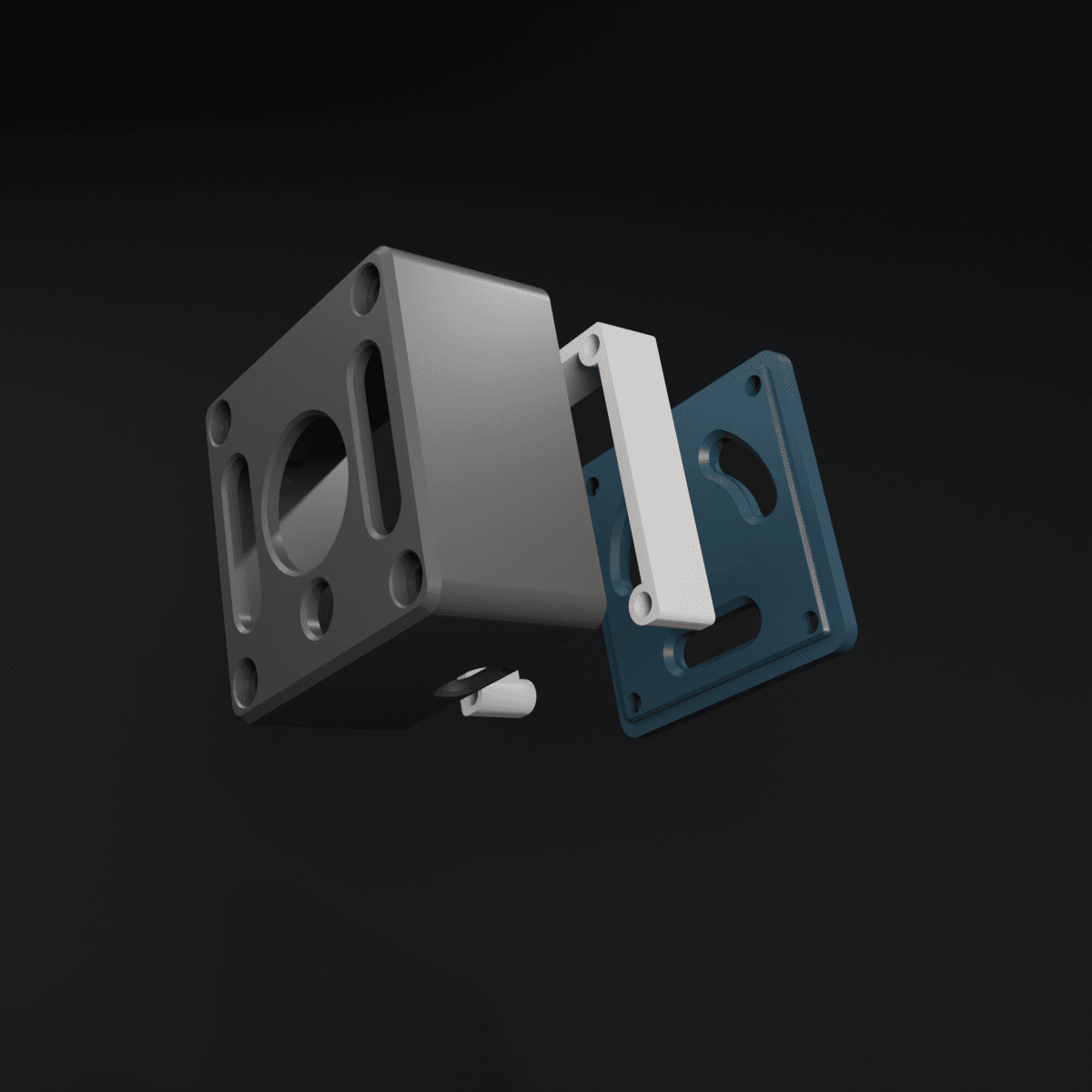 Magnetic PS5260 camera case 3d model