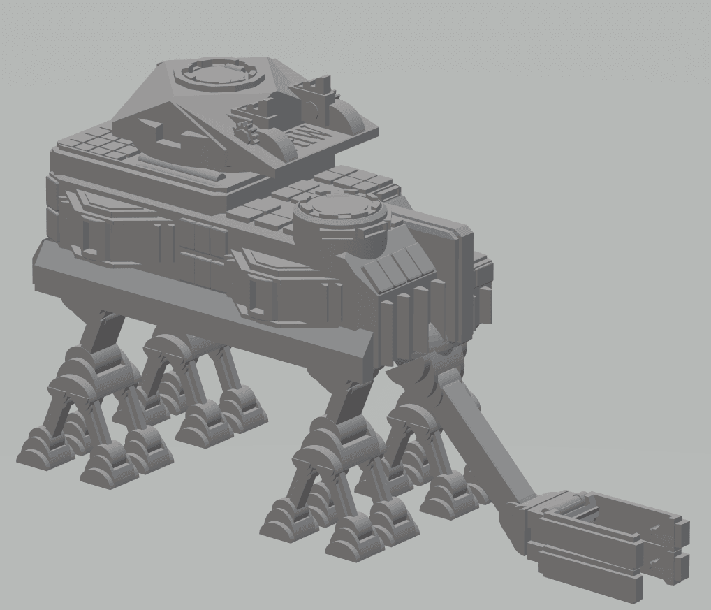 FHW Workerbot Walker Tank Concept 3d model