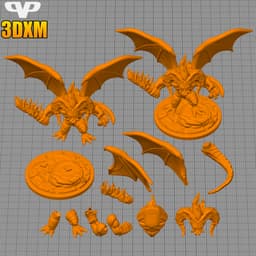 Lotr Balrog Chibi STL for 3D Printing ChibiSTL 3DXM 3d model