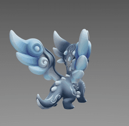 Mystic Wind Dragon STL File 3D Printable 3d model