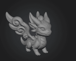 Mystic Wind Dragon STL File 3D Printable 3d model
