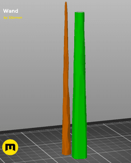 Scabior's Wand - Harry Potter 3d model