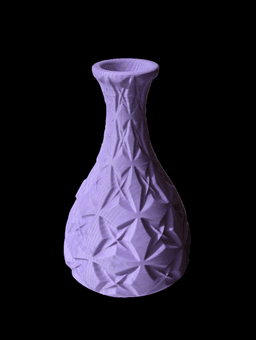Starburst Vase - Thin Star Patterned Vase 3d model