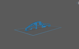 Chevrolet - Corvette Stringray Wall Art 3d model