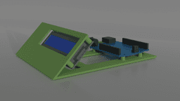Arduino Uno Lcd Holder 3d model