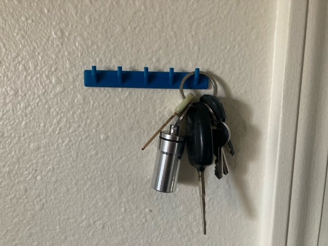 Coat Rack or Key Hanger 3d model