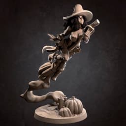 Dorotea, the Witch 3d model