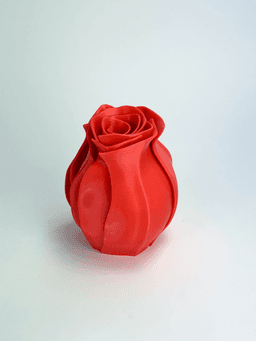 Elegant Rose Vase - 3D Printable Home Decor 3d model