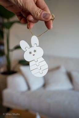 FlexiBuns - 3-Pack Flexible Bunny Keychain Bundle For Easter (Support-Free) 3d model