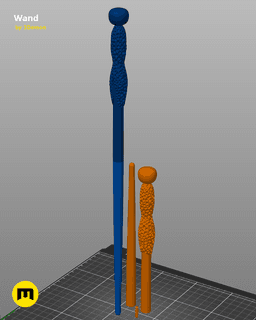 Nigel Wolpert's Wand - Harry Potter 3d model