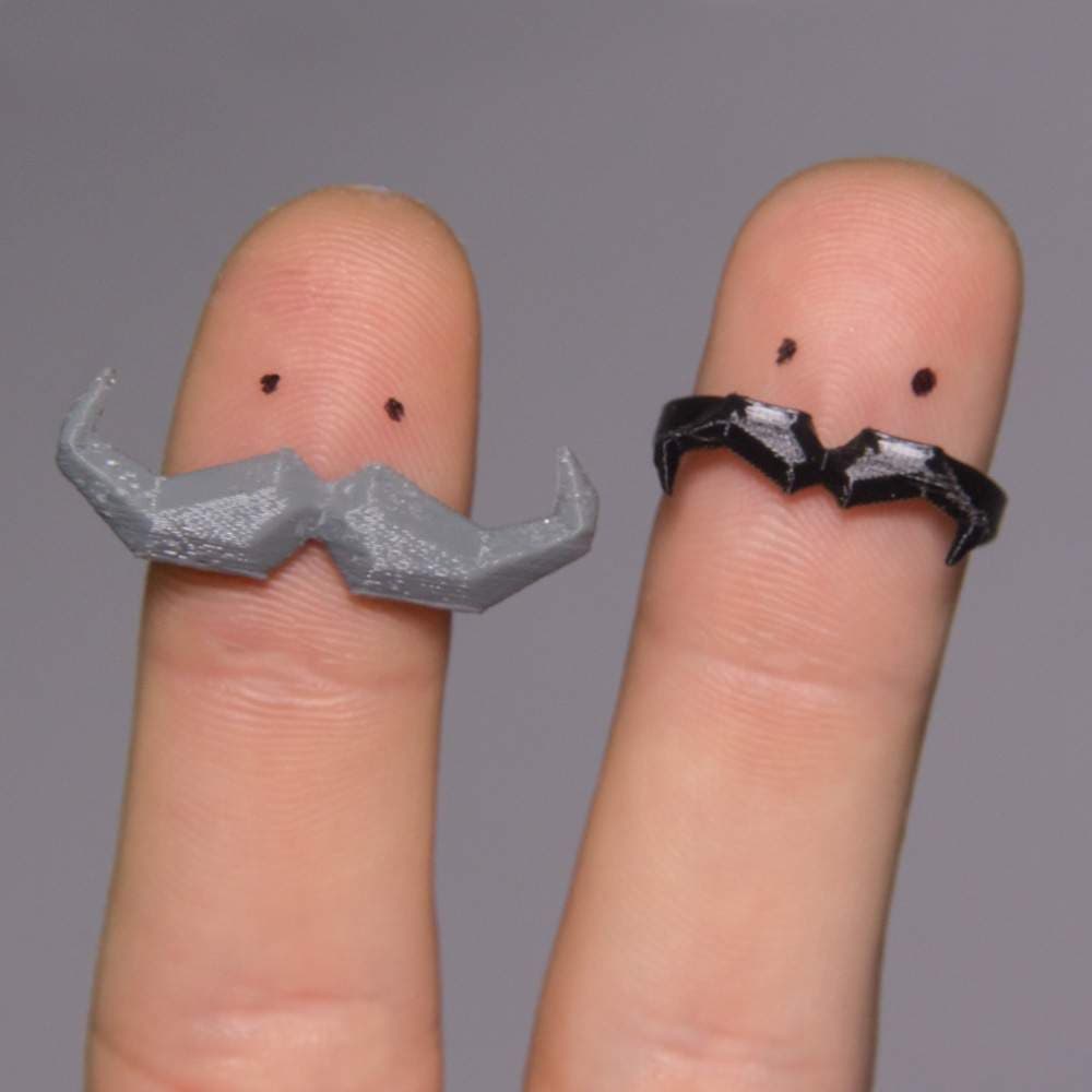 Handle Bar Mustache // Lil'Hats'N'Stuff 3d model