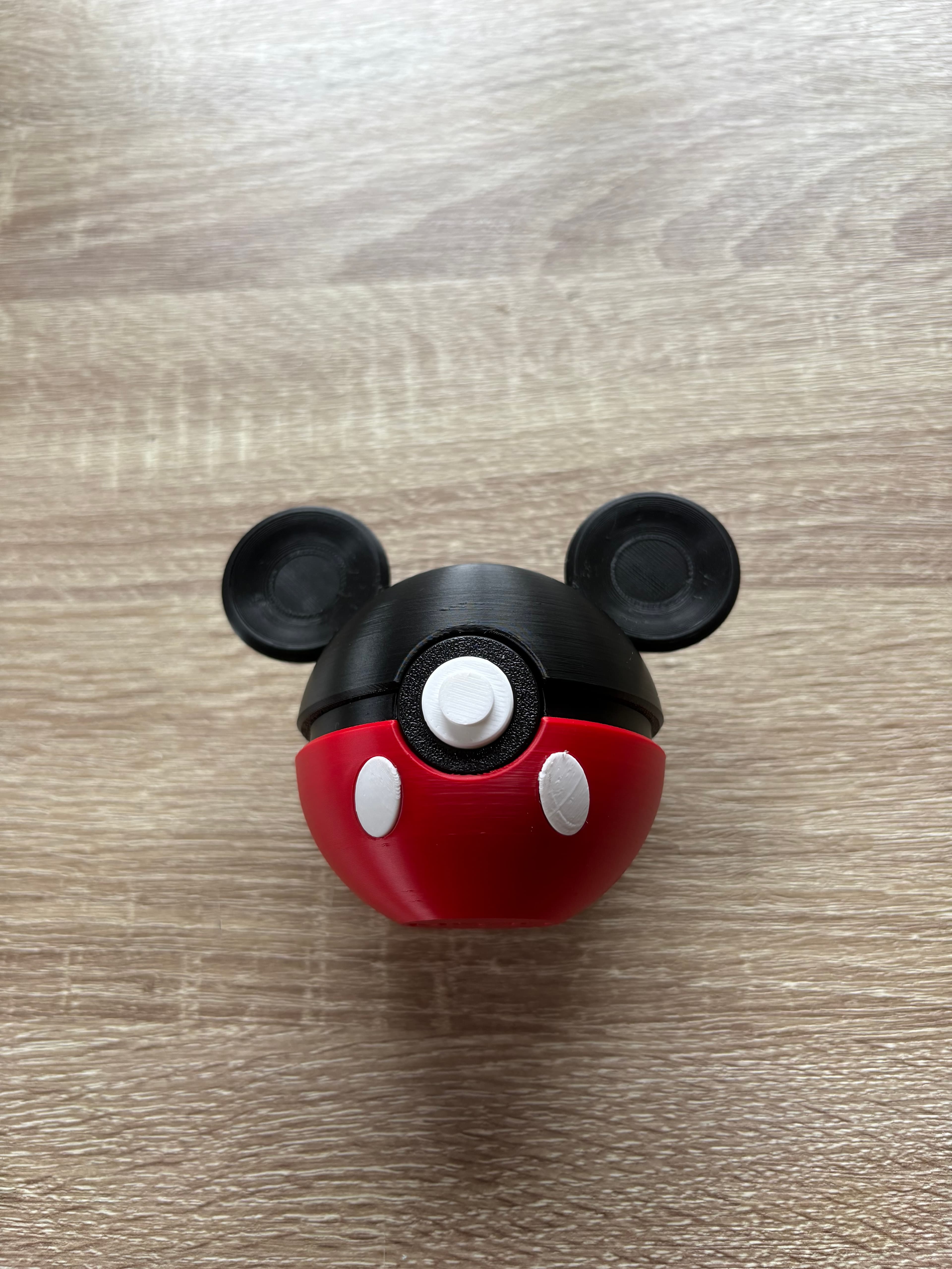 Super facile à imprimer et très joli modèle de ball Mickey