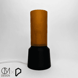 Protopasta Lamp base + DIY customizable shade 3d model
