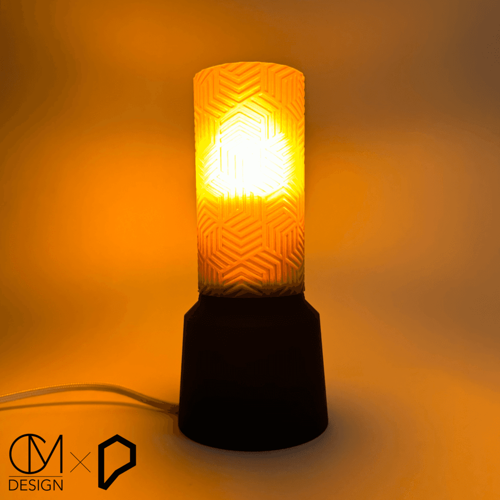 Protopasta Lamp base + DIY customizable shade 3d model