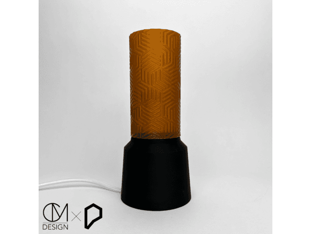 Protopasta Lamp base + DIY customizable shade 3d model
