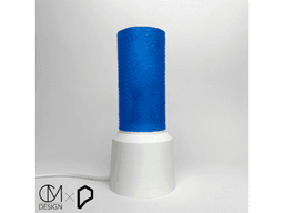 Protopasta Lamp base + DIY customizable shade 3d model