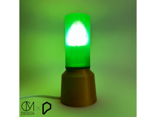 Protopasta Lamp base + DIY customizable shade 3d model