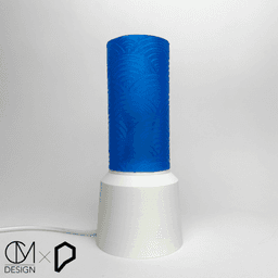 Protopasta Lamp base + DIY customizable shade 3d model