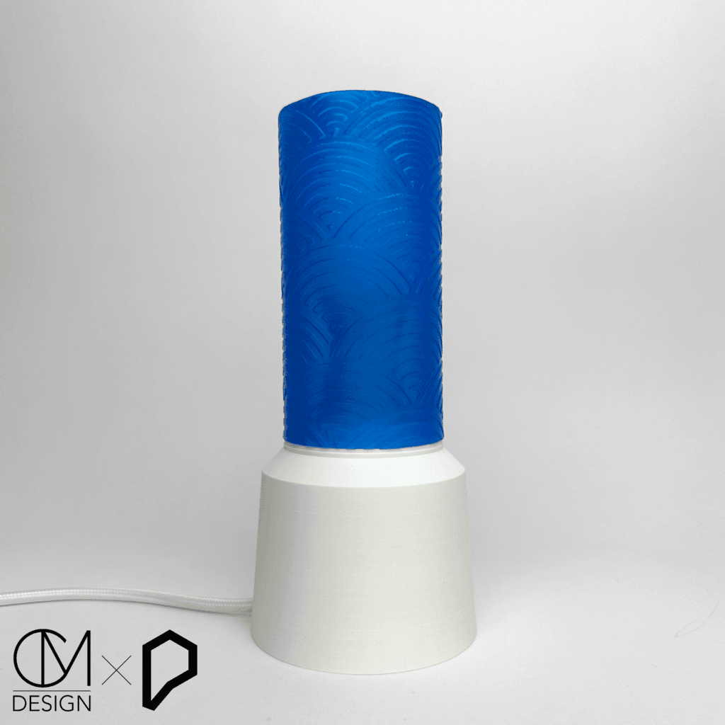 Protopasta Lamp base + DIY customizable shade 3d model