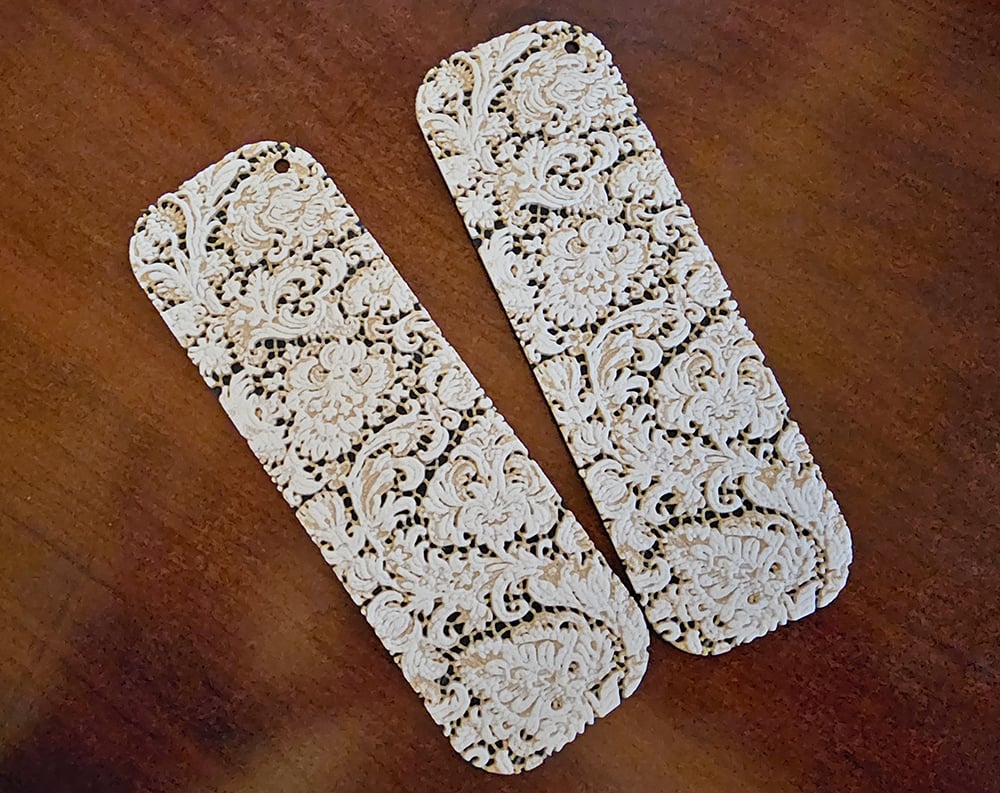 Lace Bookmark - Hueforge - 4 colors 3d model