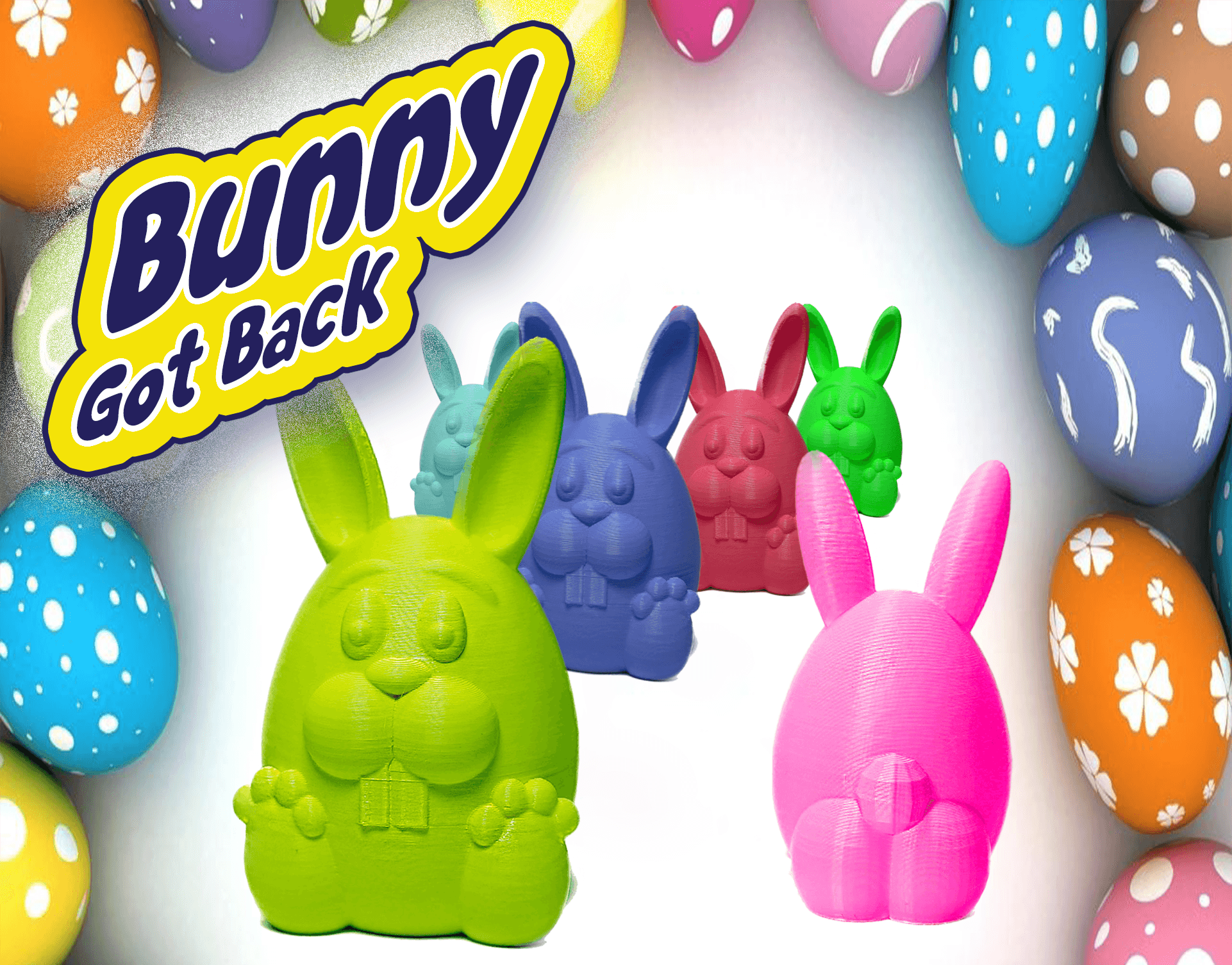 Bunny Got Back! SOLID 3d model