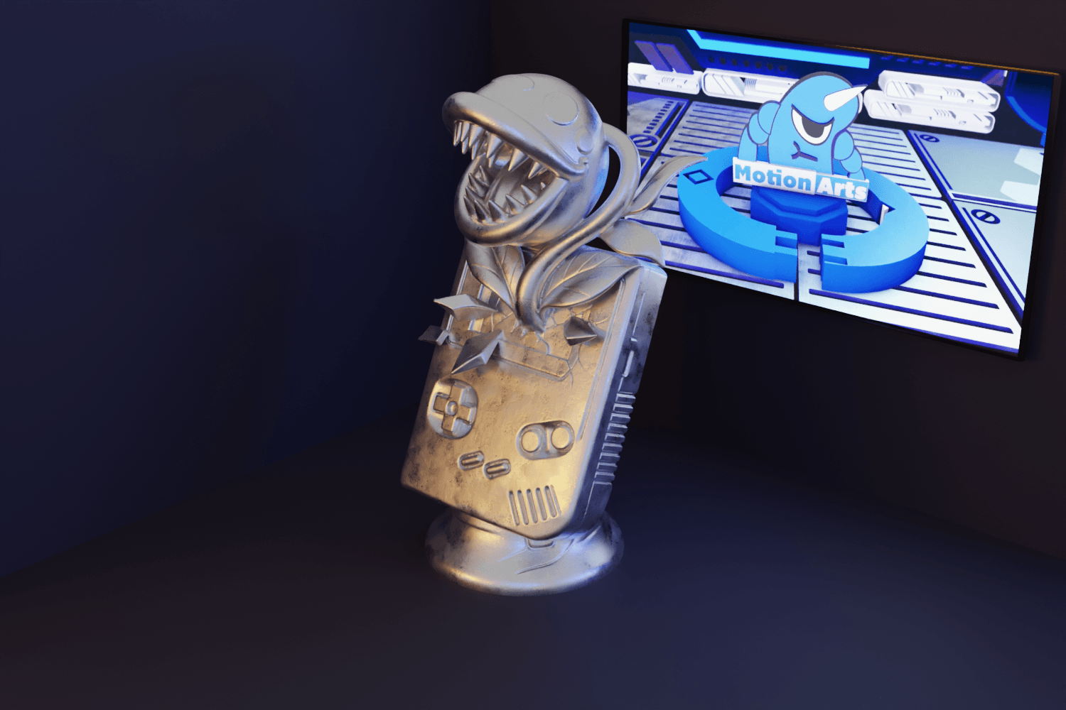 Video game de mão.stl 3d model